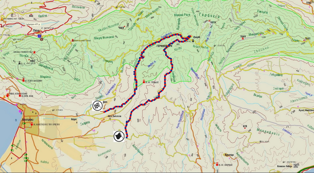 Ε. Δ. 1-3 ΛΟΥΤΡΑΚΙ- ΑΓ. ΘΕΟΔΩΡΟΙ<br />ΩΡΑΡΙΟ 1ου αυτοκινήτου 10:28 & 13:34